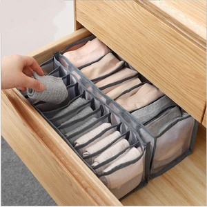 Boîte de rangement de sous-vêtements pliable tissu placard tiroir diviseur organisateur maille sous-vêtements organisateur de stockage pour vêtements chaussettes - Product Image 3