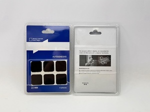Bande adhésive carrée autocollante robuste 25x25 mm, sans trace, en nylon, pour fixation de chaussures et points Velcro - Product Image 3