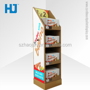 Carton de luxe affichage riser d'affichage de plancher de carton, publicité de compteur de carton pour café <span class=keywords><strong>illy</strong></span> - Product Image 6