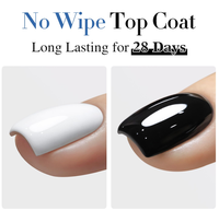Vente en gros OEM – Top Coat Transparent Sans Résidu, Gel de Finition UV/LED Non Toxique pour Salons de Manucure Professionnels et Manucure DIY