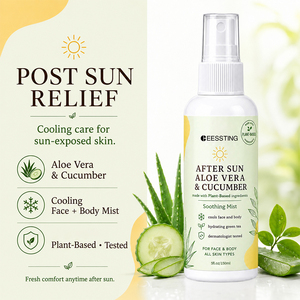 Bruma Corporal Personalizada con Logotipo, Cuidado Diario, Hidratación Profunda, Calmante, Exfoliante, Reparadora, Refrescante, Sin Fragancia, Calmante para Después del Sol - Product Image 4