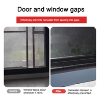 Tira de Goma Impermeable e Insonorizante, Sello para Puertas, Tira de Sellado de PU para Puertas Correderas Comerciales