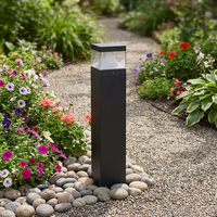 Nouveau design LED en alliage d'aluminium pelouse lumière IP65 évalué extérieur jardin borne CE EMC LVD certificat IP65 voie paysage