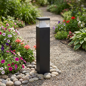 Nouveau design LED en alliage d'aluminium pelouse lumière IP65 évalué extérieur jardin borne CE EMC LVD certificat IP65 voie paysage - Product Image 2