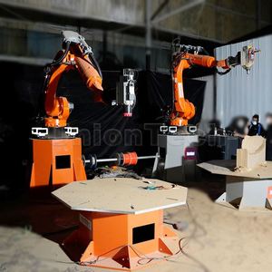 Bras de robot industriel à 6 axes avec table rotative à 7 axes pour sculpture 3D, routeur CNC pour moules en bois, mousse et EPS - Product Image 4