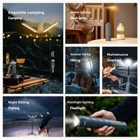 Portable Rechargeable LED Multifonction Magnétique Camping Lampe Télescopique Lumières IP65 Urgence PC Matériel Route Utilisation