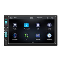 Autoradio double DIN 7 pouces Bluetooth, Carplay sans fil, Android Auto, radio FM, USB Type-C, lecteur MP5 pour voiture, écran tactile