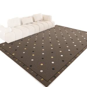 Tapis rectangulaire en velours cristal Wan Xinlong, style moderne et minimaliste, résistant aux taches, facile à nettoyer, idéal pour le salon. - Product Image 5
