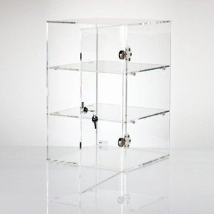 Custom Clear Large 3-Tier Perspex Acrylic for Display Cabinet with Storage for Beautiful <b>Model</b> Toy Car and Custom Logo - Product Image 1