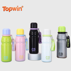 316 Stainless Steel <b>Thermos</b> Bottle, Travel Mug with Carrying Rope, Portable Outdoor Mug, Kids Water Bottle - Product Image 1