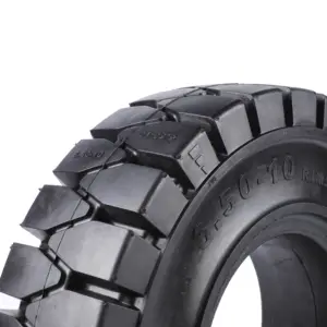 Manufacturer Forklift Solid Tire Electric Forklift Rubber Solid Tyre B6.50-10 For Machinery Repair Shops