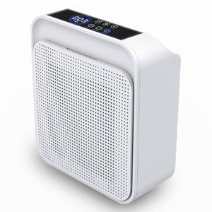 <span class=keywords><strong>Purificateur</strong></span> <span class=keywords><strong>d</strong></span>'<span class=keywords><strong>air</strong></span> avec filtres HEPA et charbon actif, élimination de 99,97 % des particules et de la fumée, générateur <span class=keywords><strong>d</strong></span>'ions négatifs, fonctionnement silencieux, 300-400 m² - Product Image 1