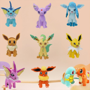 En stock : Peluches super douces Snivy et Squirtle en position assise, Eevee à bouche ouverte, Jolteon, <span class=keywords><strong>Vaporeon</strong></span> - Product Image 2