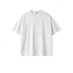 Vente en gros – Nouveauté : T-shirt décontracté en coton tricoté pour <span class=keywords><strong>homme</strong></span>, grande <span class=keywords><strong>taille</strong></span>, 280 grammes, imprimé, style hip-hop urbain, haute qualité, sur mesure - Product Image 3
