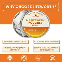 Poudre de caféine personnalisable en sachet - Avec des ingrédients nootropiques et des saveurs naturelles, formulée pour soutenir les fonctions cognitives