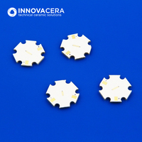 Substrat en céramique AlN de 0,38 mm à 1,0 mm d'épaisseur avec placage en cuivre pour la dissipation thermique des circuits imprimés (PCB) IGBT, LED, RF haute fréquence