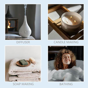 ピュアスカイ オーガニック ラベンダー葉エキス 純粋エッセンシャルオイル 10ml 水溶性 車用アロマディフューザー 加湿器 - Product Image 6