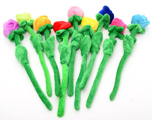Peluche <span class=keywords><strong>de</strong></span> Rosa <span class=keywords><strong>de</strong></span> 30 cm (12 Pulgadas) para el Día <span class=keywords><strong>de</strong></span> San Valentín, Adorable Peluche <span class=keywords><strong>de</strong></span> Rosa Suave y Colorido, Lazo para Cortina, Ramo <span class=keywords><strong>de</strong></span> Flores, Regalo, Muñeco <span class=keywords><strong>de</strong></span> Peluche - Product Image 5