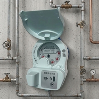 Compteur d'eau intelligent à ultrasons LoraWAN IP68 sans fil à distance AMR IoT industriel pour vanne DN40 en laiton RS485