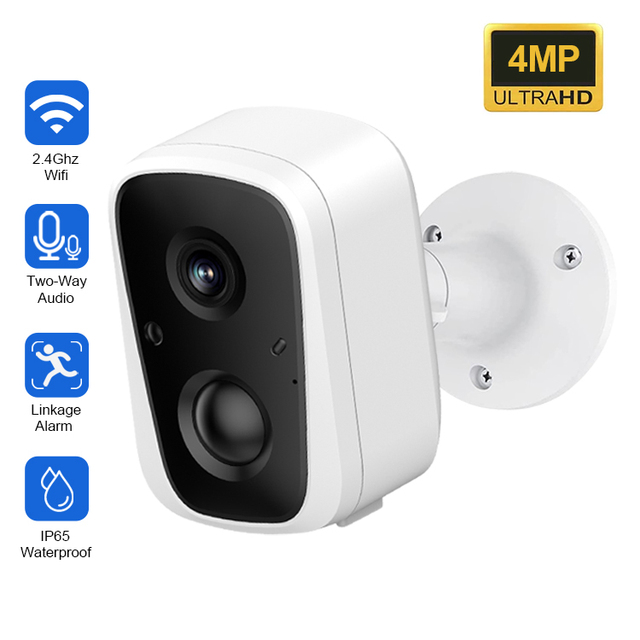 4MP IP65 Night Vision Wifi Cctv Camera