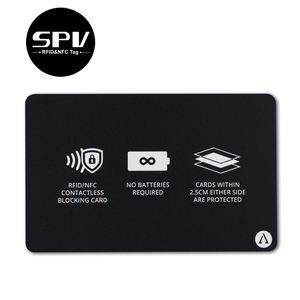 <span class=keywords><strong>Carte</strong></span> de <span class=keywords><strong>protection</strong></span> Anti-blocage <span class=keywords><strong>RFID</strong></span> - Product Image 5