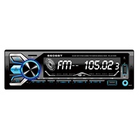 Reproductor de MP3 para coche 4 RCA de alta potencia, pantalla LCD grande, transmisor FM, carga rápida, Radio Universal para coche, ranuras para tarjetas USB/SD, cargador de coche