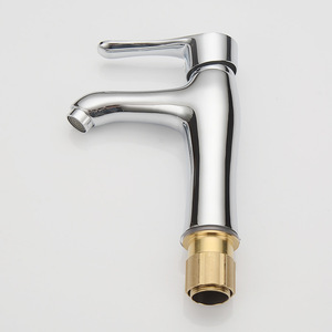 Copper Basin Faucet Single Handle Deck Mounted Ceramic Valve Core <b>Sink</b> Faucet - Product Image 2