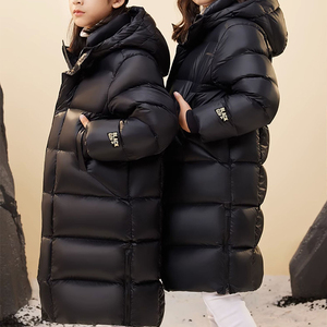 Hiver Noir Femmes <span class=keywords><strong>Doudoune</strong></span> Chaleur Épaissie <span class=keywords><strong>Doudoune</strong></span> Équestre Haute Qualité Long Manteau - Product Image 2