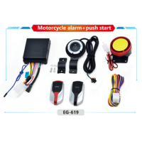 Sistem Alarm Keamanan Sepeda Motor 2 Arah Jarak Jauh dengan Sensor Proximitas Anti Maling dan Remote Start