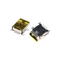 Prise de charge USB MINI 5P V3 ZX-005 220V à 90 et 180 degrés, prise mère, vente directe usine