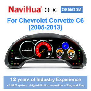 Navihua - Nuevo Panel de Instrumentos LCD Actualizado con Sistema Linux y Carplay para Chevrolet Corvette C6 2005-2013 - Product Image 1