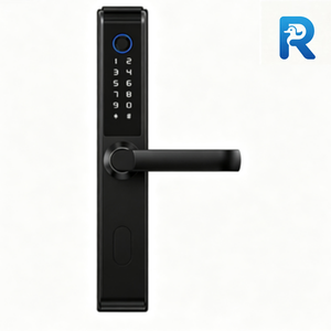 Serrure Intelligente Haut de Gamme à Télécommande HR, en Aluminium à Pont Thermique, Connexion Wi-Fi, Application Tuya, Clé Carte <span class=keywords><strong>pour</strong></span> la Sécurité Domestique - Product Image 2