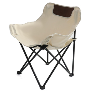 Portable Outdoor Folding Chair Travel Modern Design Moon Beach Chairs Waterproof Feature for Camping and Fishing - Product Image 3
