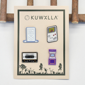 ที่กำหนดเองราคาถูกสัญลักษณ์ที่สวยงามการออกแบบเทปโลหะ Lapel Pins ป้าย - Product Image 1