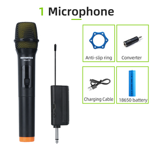 RAYHAYES RG-C Drahtloses Mikrofon <span class=keywords><strong>Original</strong></span> Lautsprecher Dual Handheld Profession elles Karaoke-Mikrofon mit Empfänger - Product Image 6