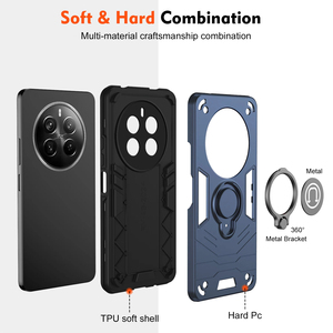 Camshied para OPPO Realme 12 Pro <span class=keywords><strong>Plus</strong></span> 5G 12X 11 5G para <span class=keywords><strong>HONOR</strong></span> X9B funda de lujo armadura a prueba de golpes funda de soporte de anillo magnético para coche - Product Image 6