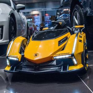 Kinder Lanbo Elektroauto Kinderfahrzeug Doppelmotor 12V Musik LED Elektrisches Spielzeug Kinder Aufsitz-Auto Stoßstange Kleinkind - Product Image 2