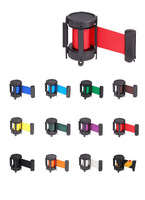 Support de ceinture rétractable en acier inoxydable ligne de file d'attente bancaire corde de contrôle de foule poteau de sécurité poteau poteau de velours barrière