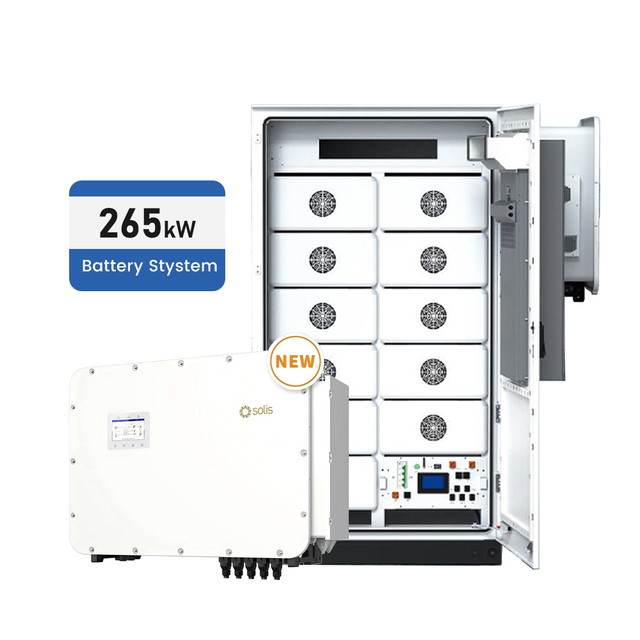 Solis 125kW Hybrid Inverter with 265kWh Battery Energy Storage System C&I Solar ESS Solution