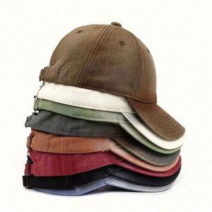 Gorra de Béisbol Deportiva Unisex Vintage de Algodón con Efecto Desgastado, Ajustable, Estilo Trucker, para las Cuatro Estaciones, Venta al por Mayor - Product Image 4