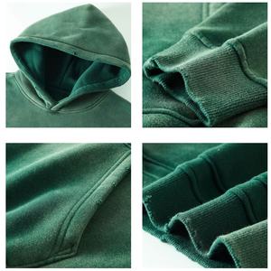 TKAN248D Impression Personnalisée Logo Graphique Coton Lourd Lavage À L'acide Surdimensionné Lâche Tie Dye Vintage Distressed Street Hoodies - Product Image 3