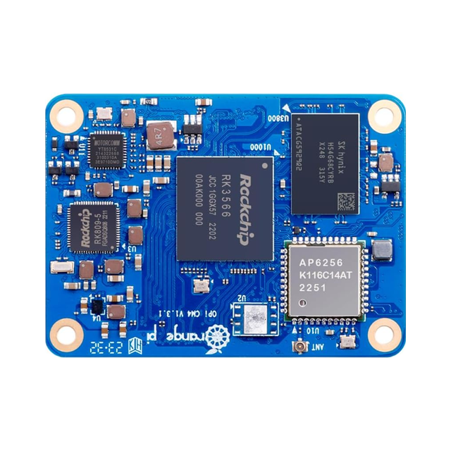 Orange Pi CM4 8G/64GB RK3566 Quad Core 64-Bit Single Board Computer 1.8 GHz Frequency Integrated Wi-Fi Modules Kit