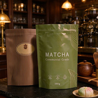 Sachet d'emballage pour café, pochette à fond carré mate personnalisée en gros avec valve unidirectionnelle pour grains de café entiers