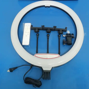 18 inch 22 inch vòng ánh sáng với chân máy đứng, Dimmable <span class=keywords><strong>Led</strong></span> vòng tròn ánh sáng cho tiktok/live stream/Trang điểm/Youtube - Product Image 2