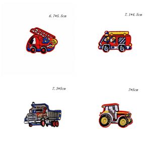 Factory Cheap No Minimum Iron on Plain Thread Embroidery Shop Truck Patch for Boy - Product Image 4