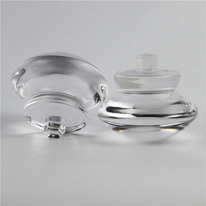 Tapón de Vino Redondo de Vidrio Prensado y Pulido, Antiderrames, en Forma de Bollo, Cristal <span class=keywords><strong>K9</strong></span> Grabado, Cierre a Presión, Logotipo Personalizado, 750 ml, Blanco - Product Image 4