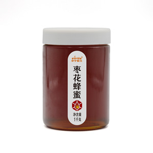 <span class=keywords><strong>Miel</strong></span> <span class=keywords><strong>de</strong></span> jujube et <span class=keywords><strong>de</strong></span> chèvrefeuille en bouteille 1000g, <span class=keywords><strong>miel</strong></span> sauvage brut en vrac, origine Jilin, 72% Brix, en stock - Product Image 1