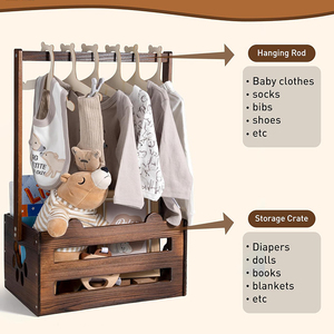 Ferme moderne douche bébé en bois placard lit pour la pépinière utiliser Europe - Product Image 4