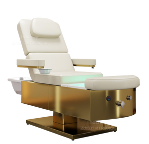 HOCHEY-Camilla hidráulica ajustable de pie de altura para spa, silla elevadora de masaje, cama de tratamiento - Product Image 1