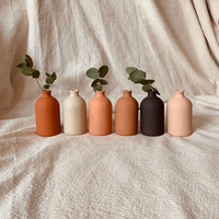 Pot en terre cuite artisanal sculpté à la main, vintage, fait main, pour succulentes, herbes, fleurs, écologique, biodégradable, pour la maison